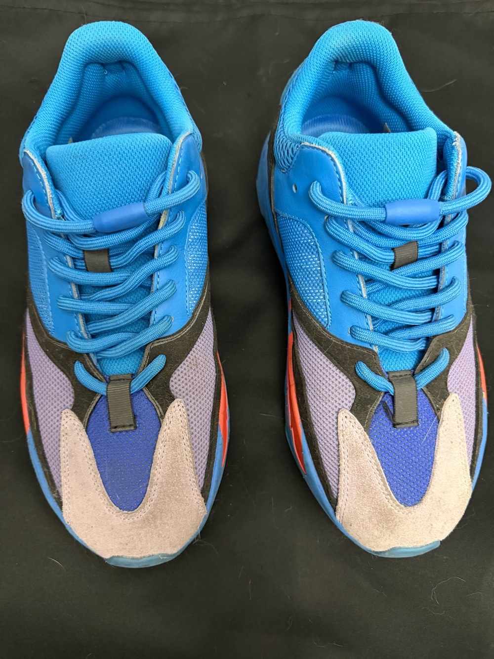 Blue Multi-Color Athletic Sneakers